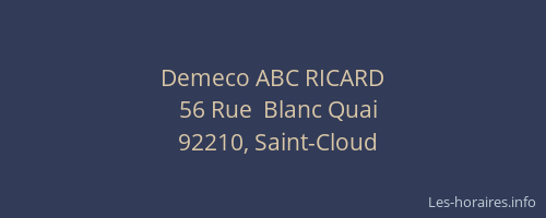 Demeco ABC RICARD