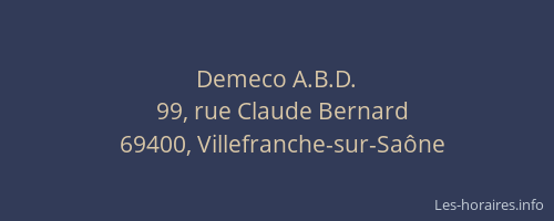 Demeco A.B.D.