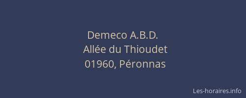 Demeco A.B.D.