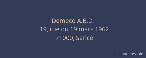 Demeco A.B.D.