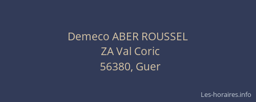 Demeco ABER ROUSSEL