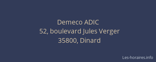 Demeco ADIC