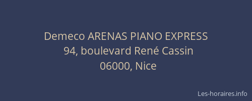 Demeco ARENAS PIANO EXPRESS