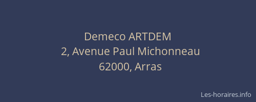 Demeco ARTDEM