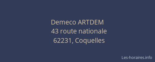 Demeco ARTDEM
