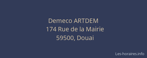 Demeco ARTDEM