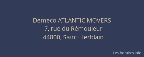 Demeco ATLANTIC MOVERS