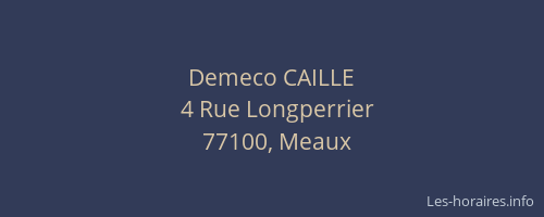Demeco CAILLE