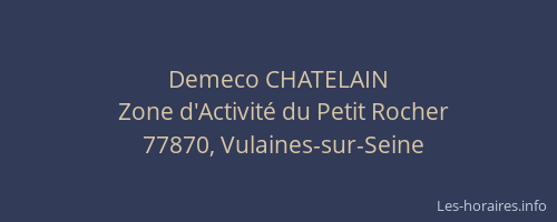 Demeco CHATELAIN