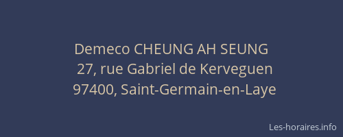 Demeco CHEUNG AH SEUNG