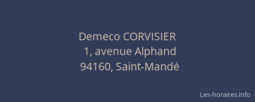Demeco CORVISIER