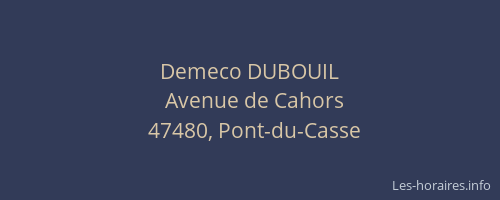 Demeco DUBOUIL