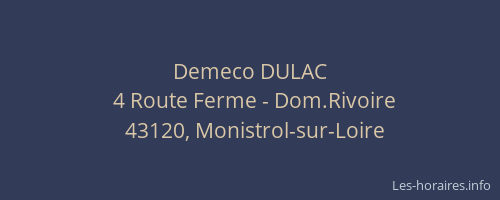 Demeco DULAC