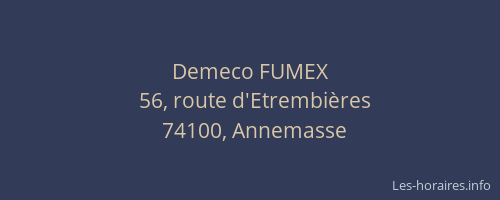Demeco FUMEX
