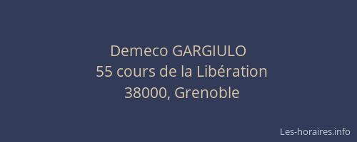 Demeco GARGIULO