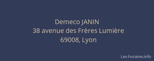 Demeco JANIN