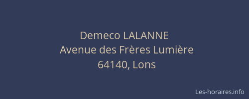 Demeco LALANNE