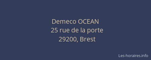 Demeco OCEAN