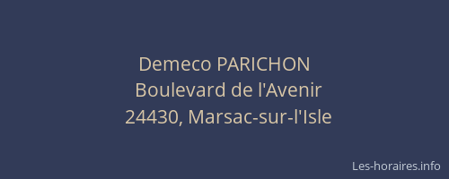 Demeco PARICHON