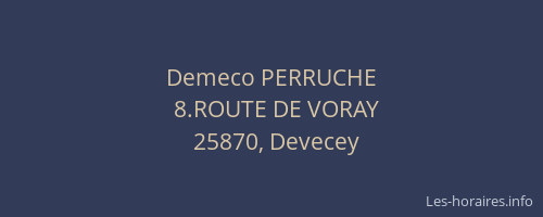 Demeco PERRUCHE