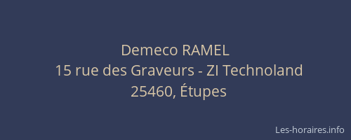 Demeco RAMEL