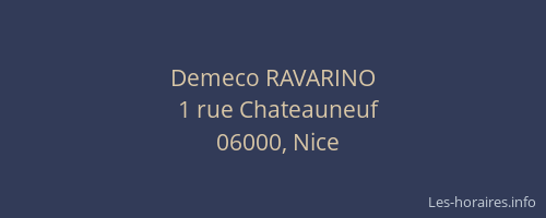 Demeco RAVARINO