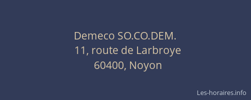 Demeco SO.CO.DEM.