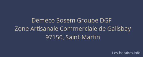 Demeco Sosem Groupe DGF