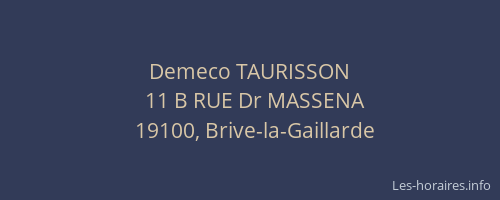 Demeco TAURISSON