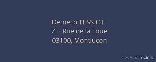 Demeco TESSIOT