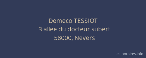 Demeco TESSIOT
