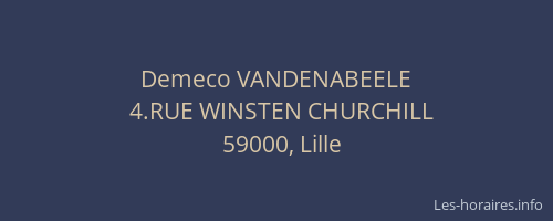 Demeco VANDENABEELE