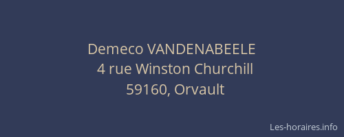 Demeco VANDENABEELE