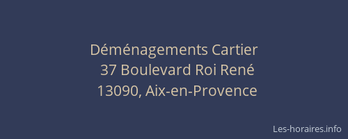 Déménagements Cartier