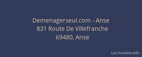 Demenagerseul.com - Anse