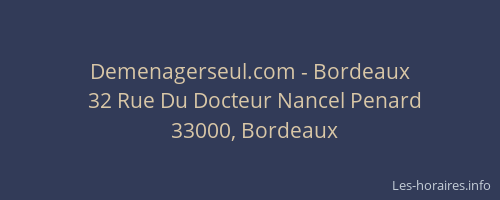 Demenagerseul.com - Bordeaux