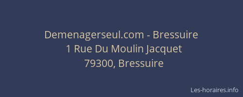 Demenagerseul.com - Bressuire