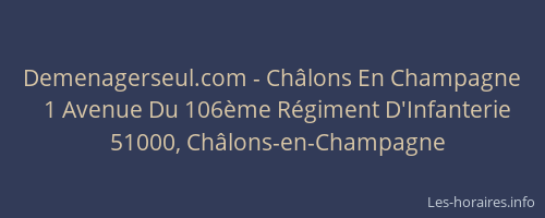 Demenagerseul.com - Châlons En Champagne