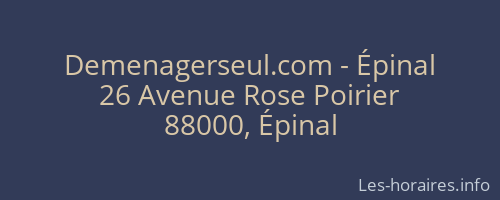 Demenagerseul.com - Épinal