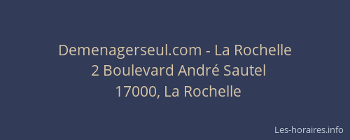 Demenagerseul.com - La Rochelle