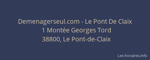 Demenagerseul.com - Le Pont De Claix