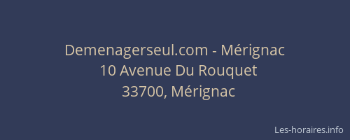 Demenagerseul.com - Mérignac