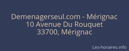 Demenagerseul.com - Mérignac