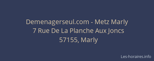 Demenagerseul.com - Metz Marly