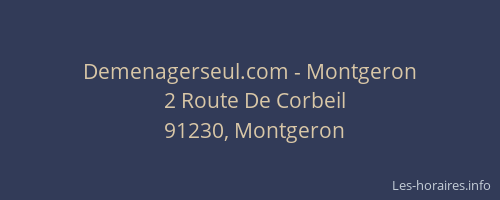 Demenagerseul.com - Montgeron