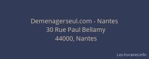 Demenagerseul.com - Nantes