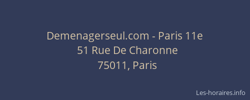 Demenagerseul.com - Paris 11e