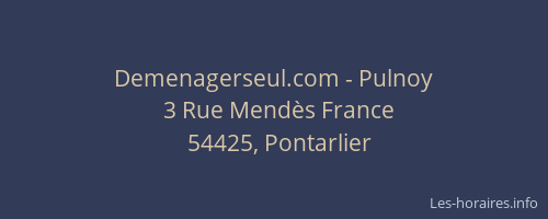 Demenagerseul.com - Pulnoy