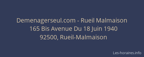 Demenagerseul.com - Rueil Malmaison