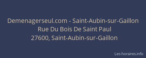 Demenagerseul.com - Saint-Aubin-sur-Gaillon